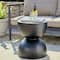 Glitzhome® 18" Multi-Functional Terrazzo Garden Stool